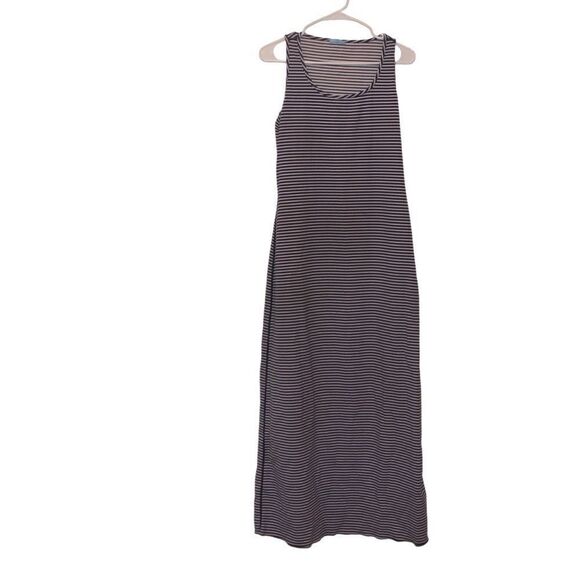 J.McLaughlin Striped Maxi Dress Women Size Large - Picture 1 of 10